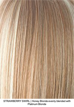 STRAWBERRY SWIRL | Honey Blonde evenly blended with Platinum Blonde