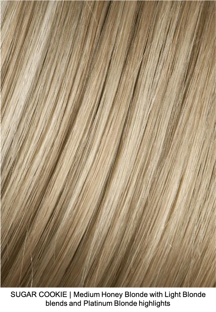 SUGAR COOKIE | Medium Honey Blonde with Light Blonde blends and Platinum Blonde highlights