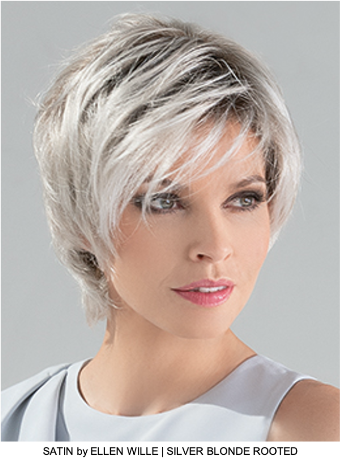 Satin HF Synthetic Lace Front Wig (Mono Top)