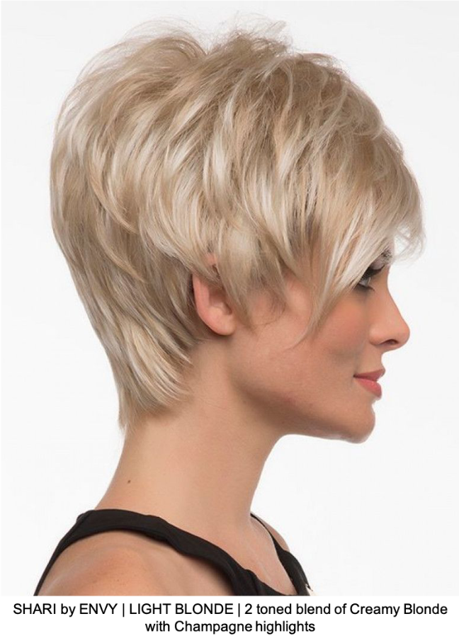 SHARI by ENVY | LIGHT BLONDE | 2 toned blend of Creamy Blonde with Champagne highlights 