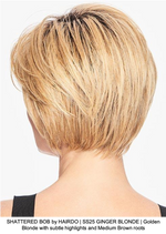 SHATTERED BOB by HAIRDO | SS25 GINGER BLONDE | Golden Blonde with subtle highlights and Medium Brown roots