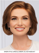 Sheer Style Large Synthetic Lace Front Wig (Mono Part)
