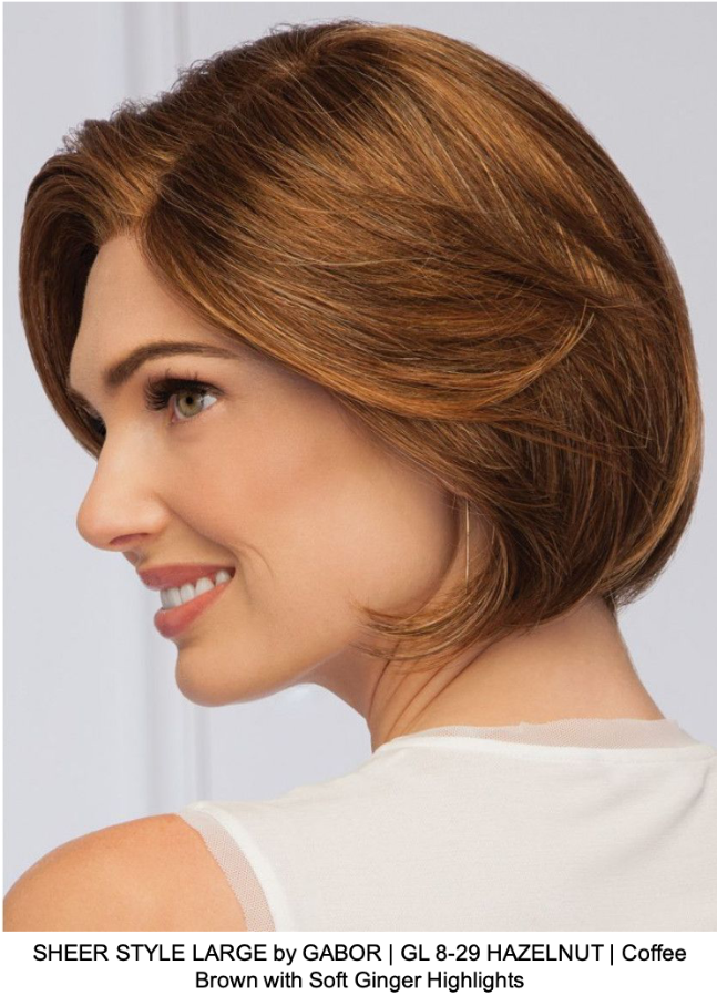SHEER STYLE LARGE by GABOR | GL 8-29 HAZELNUT | Coffee Brown with Soft Ginger Highlights