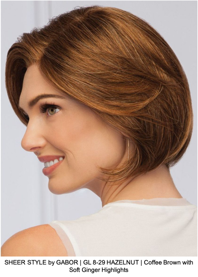 SHEER STYLE by GABOR | GL 8-29 HAZELNUT | Coffee Brown with Soft Ginger Highlights