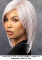 SILKY SLEEK by RENE OF PARIS | ICY PETAL | 50/50 blend of Muted Pastel Pink and Pure White