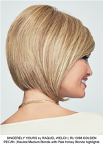 SINCERELY YOURS by RAQUEL WELCH | RL13/88 GOLDEN PECAN | Neutral Medium Blonde with Pale Honey Blonde highlights