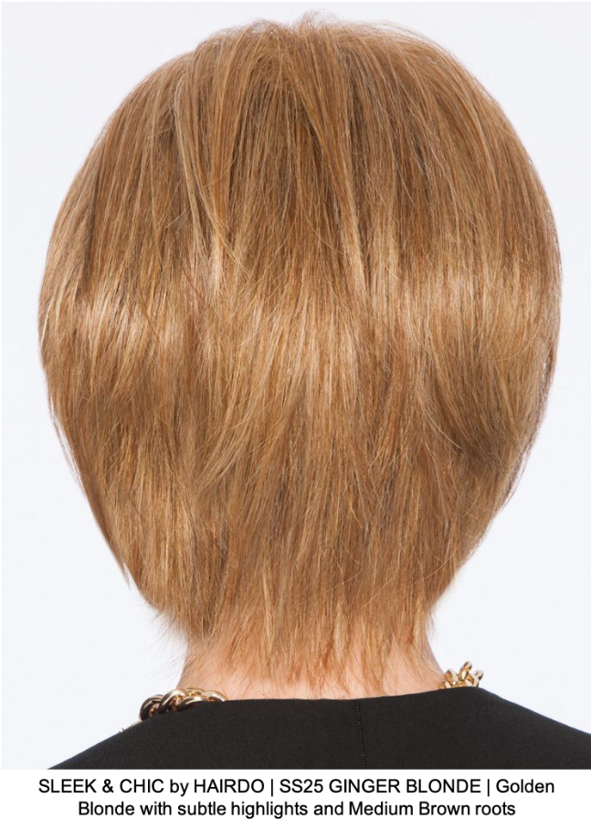 SLEEK & CHIC by HAIRDO | SS25 GINGER BLONDE | Golden Blonde with subtle highlights and Medium Brown roots
