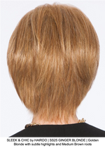 SLEEK & CHIC by HAIRDO | SS25 GINGER BLONDE | Golden Blonde with subtle highlights and Medium Brown roots