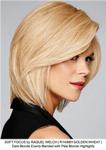 SOFT FOCUS by RAQUEL WELCH | R14/88H GOLDEN WHEAT | Dark Blonde Evenly Blended with Pale Blonde Highlights