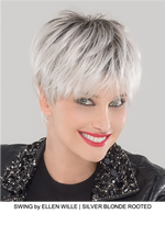 SWING by ELLEN WILLE | SILVER BLONDE ROOTED