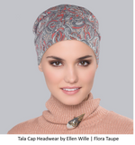 Tala Turban by Ellen Headwear | Flora Taupe