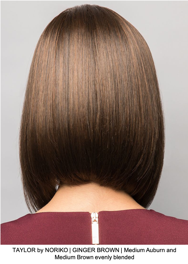 TAYLOR by NORIKO | GINGER BROWN | Medium Auburn and Medium Brown evenly blended