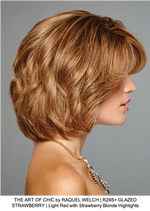 THE ART OF CHIC by RAQUEL WELCH | R29S+ GLAZED STRAWBERRY | Light Red with Strawberry Blonde Highlights