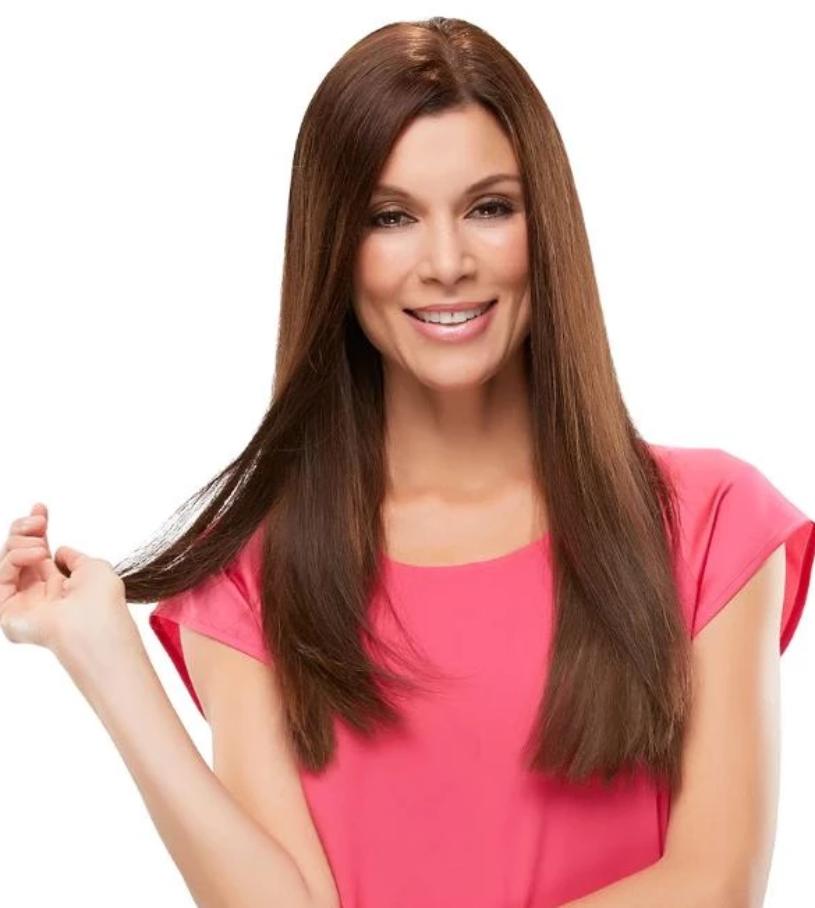 Top Form 18" Exclusive Remy Human Hair Topper (Double Mono Top)