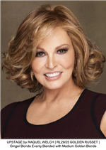 UPSTAGE by RAQUEL WELCH | RL29/25 GOLDEN RUSSET | Ginger Blonde Evenly Blended with Medium Golden Blonde