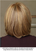 UPSTAGE by RAQUEL WELCH | RL29/25 GOLDEN RUSSET | Ginger Blonde Evenly Blended with Medium Golden Blonde