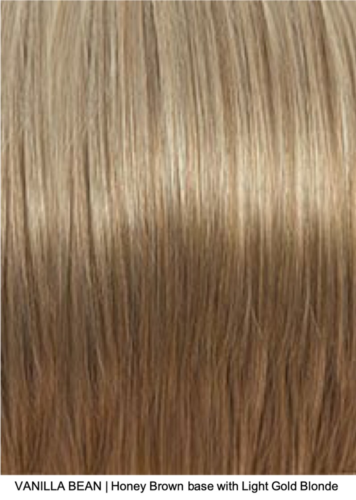 VANILLA BEAN | Honey Brown base with Light Gold Blonde 