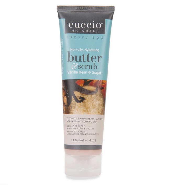 Vanilla Bean & Sugar Butter Scrub by Cuccio Natural 4oz