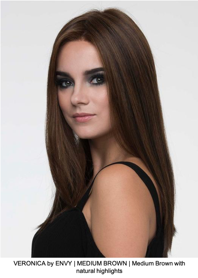 VERONICA by ENVY | MEDIUM BROWN | Medium Brown with natural highlights