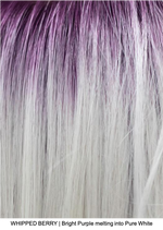 WHIPPED BERRY | Bright Purple melting into Pure White
