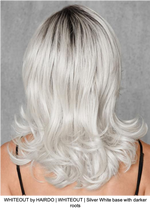WHITEOUT by HAIRDO | WHITEOUT | Silver White base with darker roots