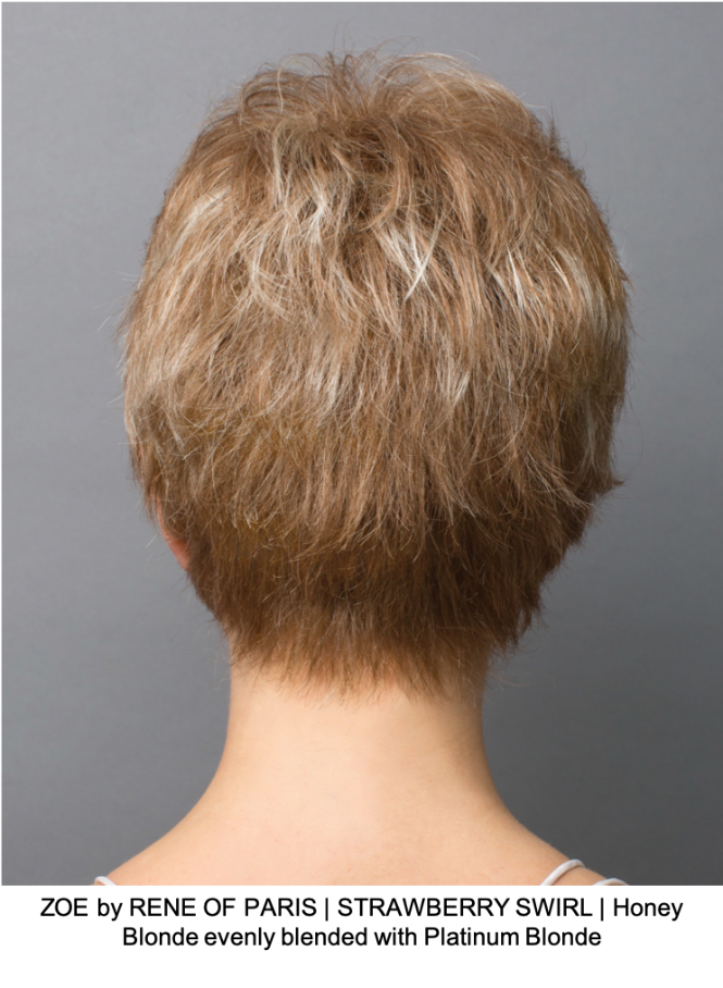 ZOE by RENE OF PARIS | STRAWBERRY SWIRL | Honey Blonde evenly blended with Platinum Blonde