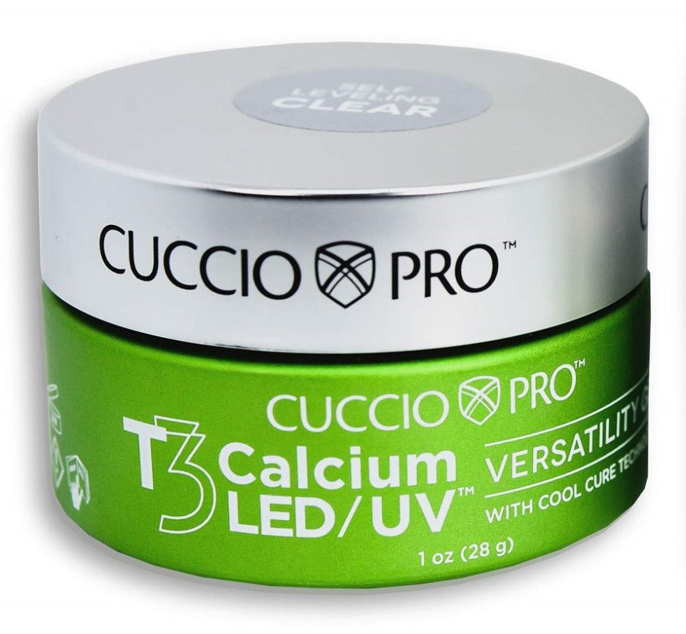 Cuccio Pro T3 Calcium LED/UV Versatility Self-Leveling| Thin| Clear Gel
