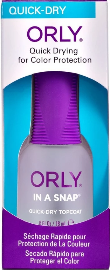 In A Snap Quick Dry Topcoat by Orly, 0.6floz