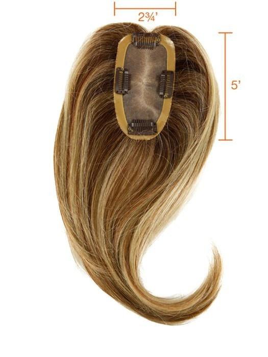 easiPart HH 12" Remy Human Hair Exclusive Topper (Hand Tied)